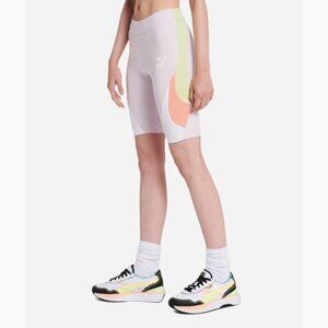 Puma Women's Mismatch Bike Tight Shorts (Brand New)